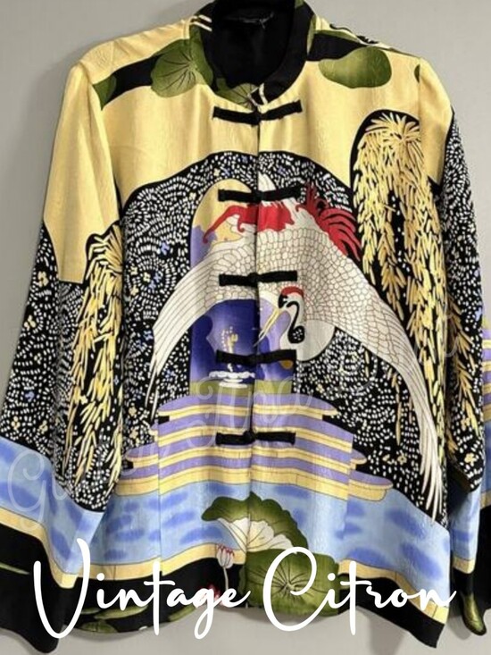 Citron Santa Monica Collection Tops - Citron Santa Monica Vintage Kimono Reversible Jacket